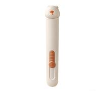 Enhebrador de agujas automático ligero emparejado con desgarrador de costuras para transiciones sin costuras entre pasos de enhebrado y rasgado (amarillo crema)