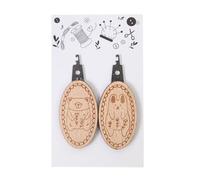 Enhebrador de agujas de bordado, 2 enhebradores de costura a mano con patrones de animales, herramienta compacta para tejer y proyectos de bricolaje, ideal para abuelo, marido, papá, esposa, mamá