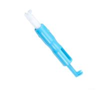 Enhebrador de agujas no motorizado para máquinas de coser domésticas que dependen de herramientas externas para paso de hilo de ojo de aguja