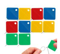 Enhebrador de agujas para coser a mano, 10 piezas, herramienta de enhebrador de aguja de diseño automático - Enhebrador de aguja de punch con forma cuadrada para hilo de bordar, ancianos, bricolaje