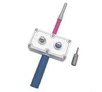 Enhebrador de alambre para electricistas con construcción de metal adecuado para enrutamiento de conductos de cableado de pared y aplicaciones de suelo