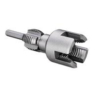 Enhebrador de tubos de PVC compatible con taladro eléctrico, herramienta para hacer roscas de PVC para taladro eléctrico de 1/2 pulgada 3/4 pulgadas