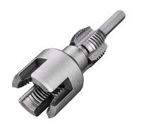 Enhebrador de tubos de PVC compatible con taladro eléctrico, herramienta para hacer roscas de PVC para taladro eléctrico de 1/2 pulgada 3/4 pulgadas