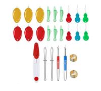 Enhebradores de Aguja de Plástico, 25 piezas, enhebrador para máquinas de coser, herramienta de rosca, Hogar Enhebrador, para coser a mano & Quilting Craft, Accesorios Manualidades y Bordado DIY