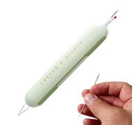 Enhebradores de agujas para coser a mano, 2 en 1, desgarrador de agujas, suministros de extracción rápida para el hogar, ancianos, bordados, manualidades, acolchados, artes de tejer