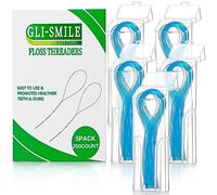 Enhebradores de hilo dental, enhebrador de ortodoncia, herramienta de acceso ultra delgado para mantener la salud bucal con aparatos ortopédicos, puentes e implantes, 250 unidades