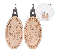 Enhebradores para coser, 2 agujas de máquina, 6 x 2,5 x 0,5 cm, compacto de metal de haya, para papá, marido, abuela, abuelo, mamá, accesorio de costura a mano, manual, 2 unidades