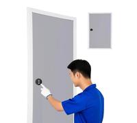 ENHEN Trampilla Pladur Cubierta Gris para Servicio de Inspección de Plomería: Cerradura de Combinación, Panel de Aluminio Tipo Panal, Panel Eléctrico Oculto para Garaje(8x8in (200x200mm))