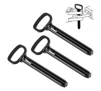 Enhon 3 Stück Toys Kupplungsbolzen Car Zubehör für Traktoren Zubehör für Trettraktoren Zum Anhängen Von Trailern, Zubehör für Kinderfahrzeuge, Schwarz Hochwertiger Kunststoff