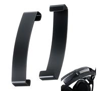 Enhon Paquete de 2 Abrazaderas de Soporte de Auriculares de Aluminio, Compatibles con Astro A50 Gen 4 y Mod Kit, Clip de Diadema Duradero para Mayor Estabilidad y Comodidad (Negro)