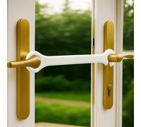 Enhon Soportes para puertas de patio para permanecer abiertos, puerta francesa, correa de sujeción elástica sin taladro, para sostener puertas de patio, ayuda de ventilación abierta y solución de