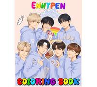 ENHY-PEN Coloring Book for Fan Men Women Teen Kids: Coloring Book With 50+ High Quality and Unique Illustration. Great Gifts For Adults, Boys And Girls
