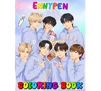 ENHY-PEN Coloring Book for Fan Teens Girls Boys Kids Students: JUMBO Drawing Pages Of Characters for Kids Ages 4-8 8-12