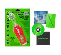 ENHYPEN - [DESIRE : UNLEASH] (KEYRING Ver.) Package + Booklet + CD-R + Photo Card + 2 Pin Badges + 4 Extra Photocards