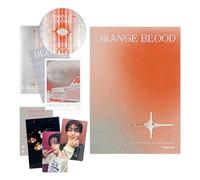 ENHYPEN - [ORANGE BLOOD] (KSANA Ver.) Photo Book + CD-R + Photo Card A + Photo Card B + Sticker + Photo Paper + Postcard + Poster With Lyrics + 2 Pin Badges + 4 Extra Photocards