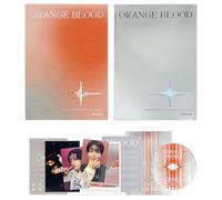ENHYPEN - ORANGE BLOOD [Random Ver.] + 2 Pin Badges + 4 Extra Photocards