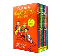 Enid Blyton Famous Five Adventures Short Story Collection 10 Books Box Set (Well Done Famous Five, A Lazy Afternoon, Good Old Timmy, George's Hair is too Long, Five and a Half-Term Adventure and MORE)