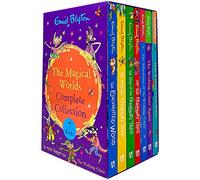 Enid Blyton THe Magical Worlds Colección completa Caja de 7 libros (Árbol mágico lejano, Madera encantada, Gente del árbol lejano, Aventuras de la silla de los deseos y ¡MÁS!)