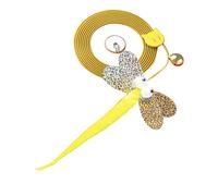 Enigma del Gato de la Cuerda Gruesa Juega los Juguetes del Gatito de la Ejecución de la Campana de la Diversión para El Hogar Interior, Material Plástico (Libélula de Ojos Grandes)