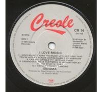 ENIGMA ENIGMA - I LOVE MUSIC 7 INCH (7" VINYL 45) UK CREOLE 1981