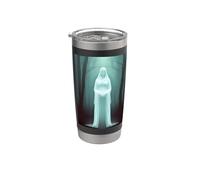Enigma etéreo: Misteriosa aura fantasma Vaso térmico de acero inoxidable de doble pared