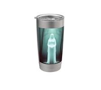 Enigma etéreo: Misteriosa aura fantasma Vaso térmico de acero inoxidable de doble pared