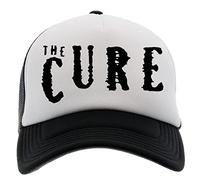 Enigmae The Cure Sign Gorra de Beisbol Sombrero Unisex Hombres Mujeres Frente de Espuma Espalda de Malla Negro Baseball Cap
