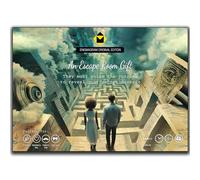 Enigmagram Regalo personalizado para sala de escape | Resuelve los rompecabezas para revelar el mensaje secreto original
