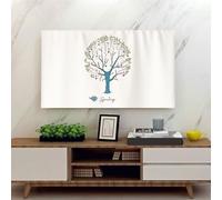Enigmaire Funda Antipolvo para televisor,Cubierta De TelevisióN Lavable,Elegante Interior Cubierta De TV Protector Pantalla TV,diseño semicerrado,Suaves,para Televisores De Pantalla Flatland