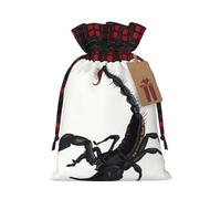 EniLsa Bolsa de regalo con cordón con estampado de escorpión, decoraciones de regalos para suministros de fiesta de Navidad, 8.3 x 11.8 pulgadas