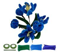 EnixwH 300 Pcs Limpiapipas Chenilla, Limpia Pipas para Manualidades, Pipas Alambre de Chenilla, Limpiapipas Manualidades, Pipe Cleaner Tallos de Chenilla para Ramos de Tulipanes