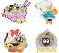 ENIXWH Broche Princesa Mononoke Brooch Elfos del Árbol Muñeca Gota de Aceite Insignia Aguja Anstecker Regalo de Navidad, 3-4cm, Zinc