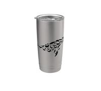 Enjambre de ballenas Forma de ballena Océano Mar Biólogo marino Vaso térmico de acero inoxidable de doble pared