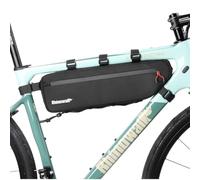 ENJOHOS Bolsa Bicicleta Cuadro Impermeable 2.7L Bolsa Cuadro Bicicleta Carretera Bolsa Triangular Cuadro Bicicleta Bikepacking para Bici de Carretera, Gravel Bike, Ciclismo Accesorios, Negro