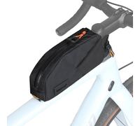 ENJOHOS Bolsa Bicicleta Cuadro Impermeable Bolsa Tubo Superior Bicicleta Atornillable Bolsas Frontal Bikepacking para MTB Carretera Montaña Bici Gravel Bike Accesorio, Negro-1.2L