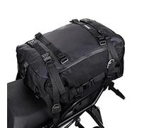 ENJOHOS Bolsa Moto Asiento Trasero 10/20/30L Mochila Moto Impermeable Bolsa de Sillín de Equipaje Motos Multifuncional Bolsa Sobredeposito Motocicleta Modular para Portaequipajes Trasero, Negro-30L