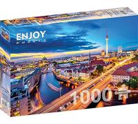 ENJOY-2068 - Puzle (1000 piezas), diseño de Berlín Cityscape by Night