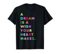 Enjoy A Dream is A Wish Your Heart Makes Cool Quotes Graphic Camiseta gráfica económica