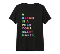 Enjoy A Dream is A Wish Your Heart Makes Cool Quotes Graphic Camiseta Premium