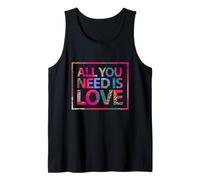 Enjoy All We Need Is Love, You Need Love Spread Love Graphic Camiseta sin Mangas