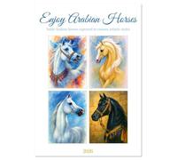 Enjoy Arabian Horses (Wall Calendar 2026 DIN A2 portrait), CALVENDO 12 Month Wall Calendar: Pride, grace, fire - the calendar for lovers of arabian horses