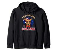 Enjoy Cool Australian Kangaroo Is Calling & I Must Go Funny Sudadera con Capucha