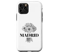 Enjoy Cool Floral Madrid Spain with Flower Bouquet Graphic Carcasa para iPhone 11 Pro