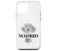 Enjoy Cool Floral Madrid Spain with Flower Bouquet Graphic Carcasa para iPhone 12 Mini