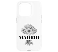 Enjoy Cool Floral Madrid Spain with Flower Bouquet Graphic Carcasa para iPhone 15 Pro