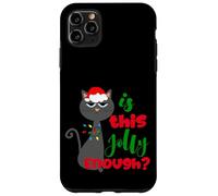 Enjoy Cool Funny Christmas Jolly Cat Novelty Graphic Design Carcasa para iPhone 11 Pro MAX