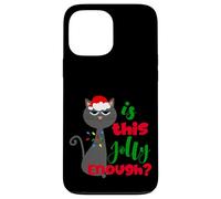 Enjoy Cool Funny Christmas Jolly Cat Novelty Graphic Design Carcasa para iPhone 13 Pro MAX