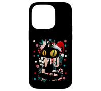 Enjoy Cool Funny Cute Christmas Black Cat Novelty Graphic Carcasa para iPhone 14 Pro