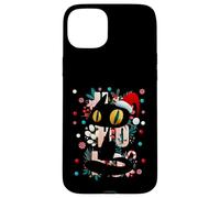 Enjoy Cool Funny Cute Christmas Black Cat Novelty Graphic Carcasa para iPhone 15 Plus