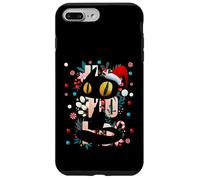 Enjoy Cool Funny Cute Christmas Black Cat Novelty Graphic Carcasa para iPhone 7 Plus/8 Plus